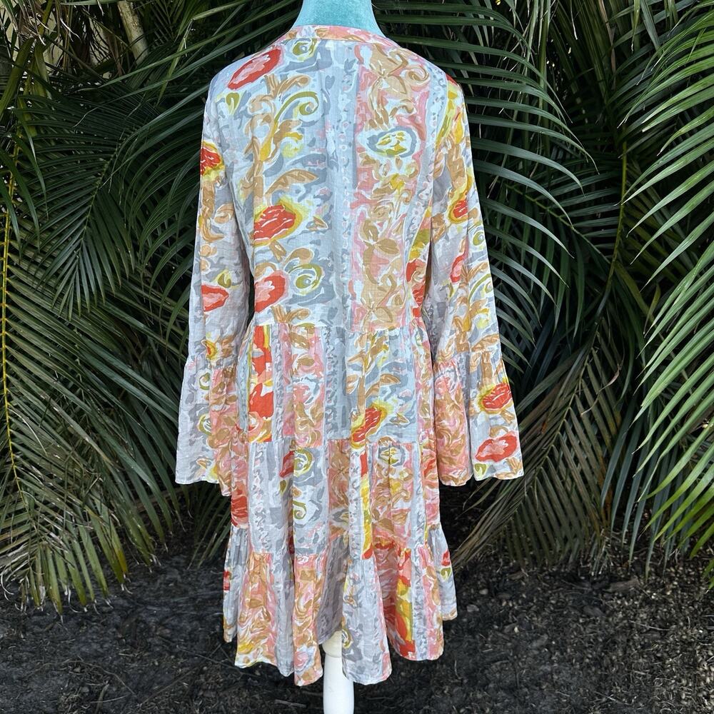 Sweet Magnolia Women XL cottage core Dress BOHO All embellishments present - Picture 5 of 16